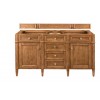 Brittany 60" Saddle Brown Double (Vanity Only Pricing)